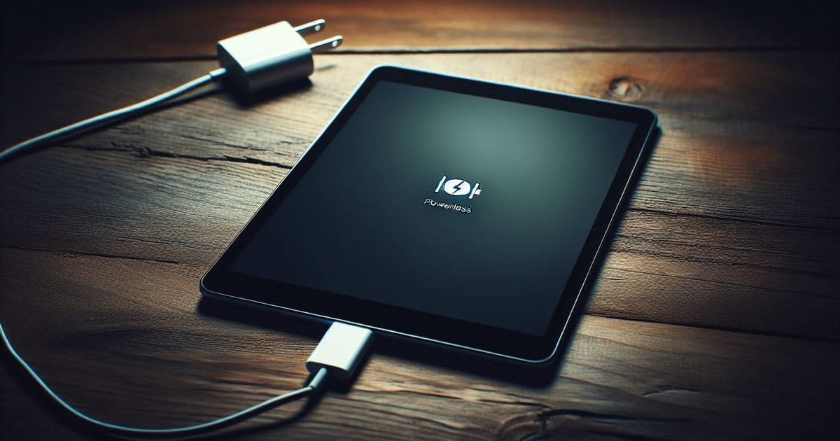 iPad stuck on the Apple logo