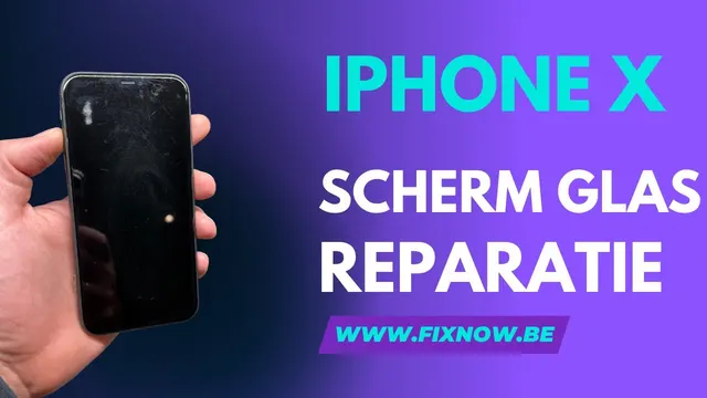 iPhone X — glas vervangen, het volledige proces