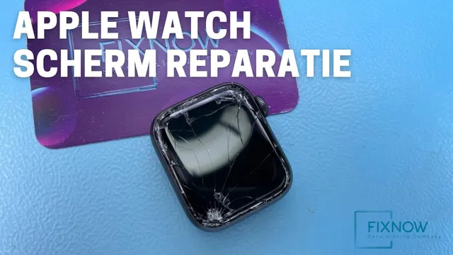 Apple Watch Series 6 — glas vervangen