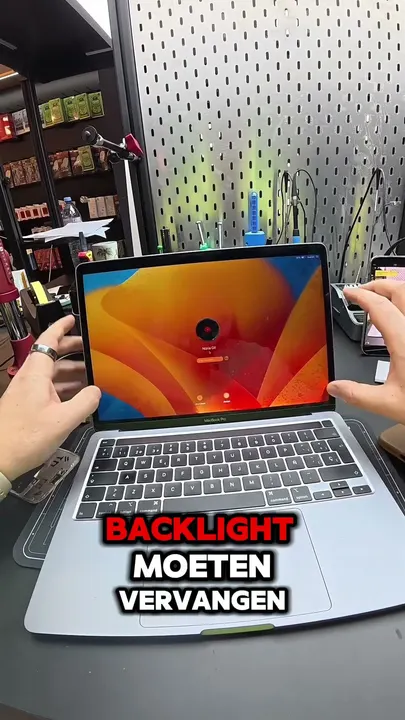 MacBook — réparation dégât des eaux à l'atelier