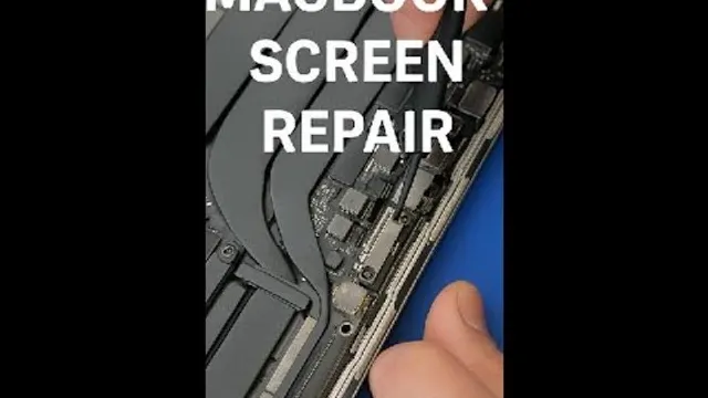 MacBook scherm vervangen — timelapse