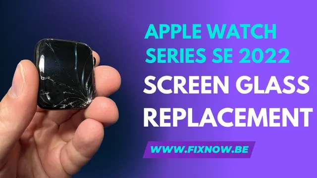 Apple Watch SE — glas van het scherm vervangen